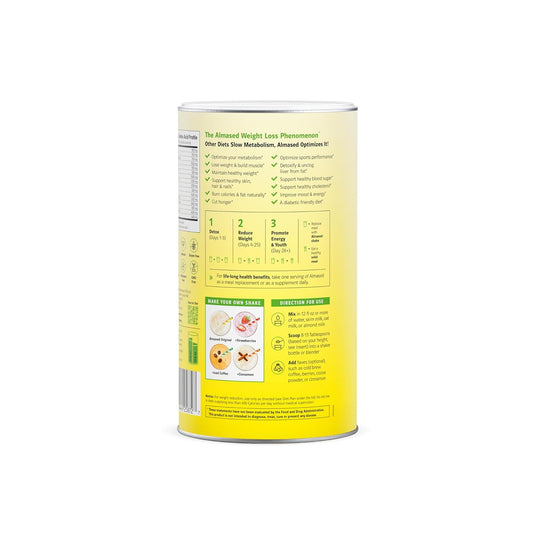 Almased Original and Vanilla 17.6oz