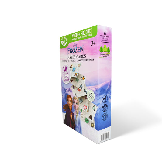 Disney Frozen Wooden Shapes Flash Cards (30 Pieces)