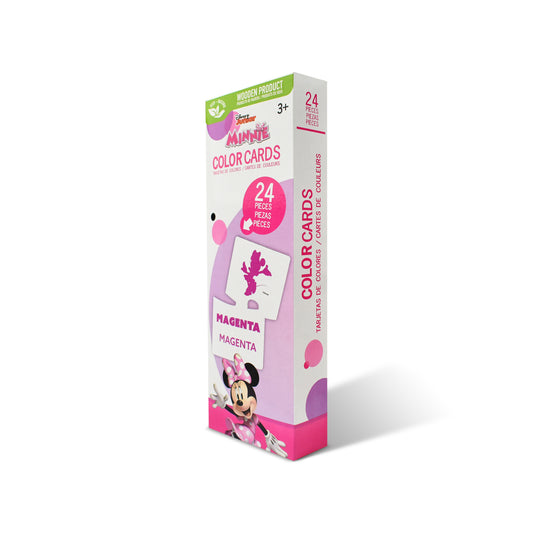 Disney Junior Minnie Educational Puzzle and Flash Color Cards – 24 Pieces