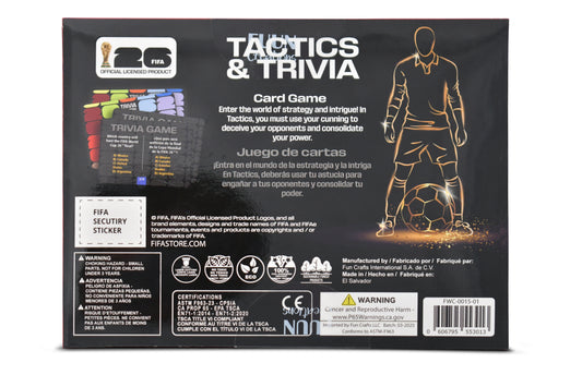 FIFA Tactics & Trivia Card Game – Official Football Trivia