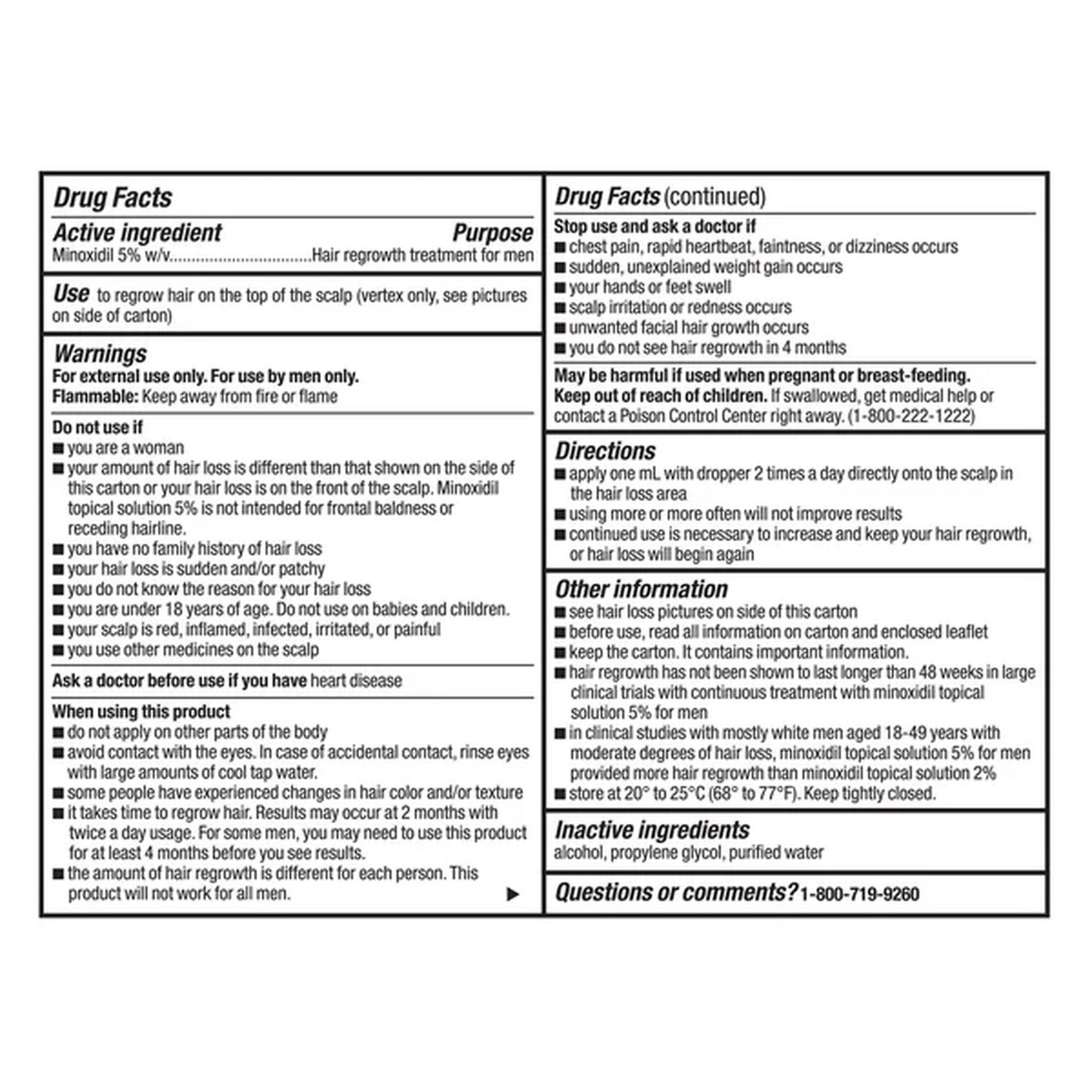 Kirkland 5% Topical Minoxidil Extra Strength Liquid
