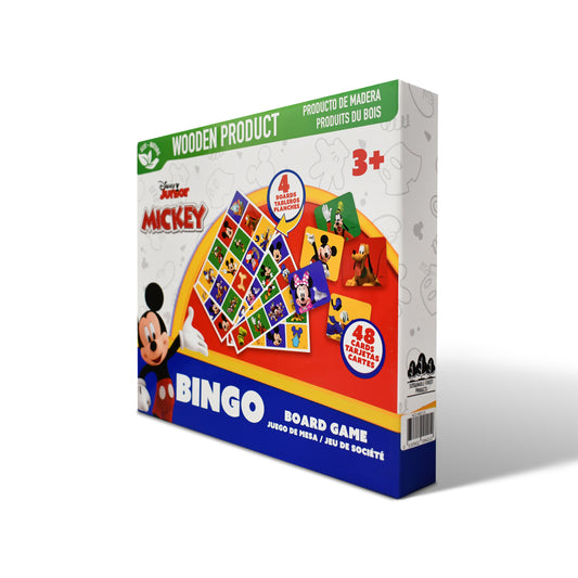 Disney Junior Mickey Wooden Bingo Board Game