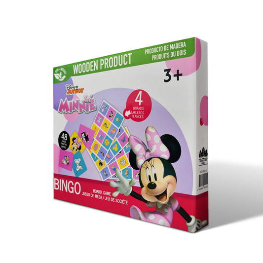 Disney Junior Minnie Wooden Bingo Board Game