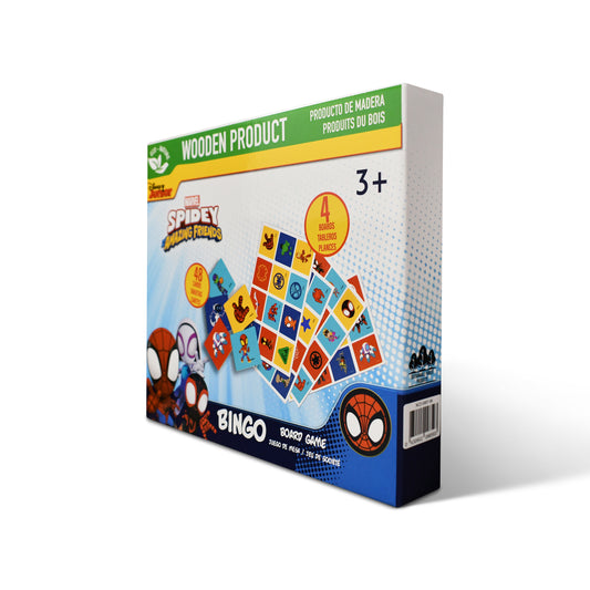 Marvel Spidey & His Amazing Friends Wooden Bingo Board Game