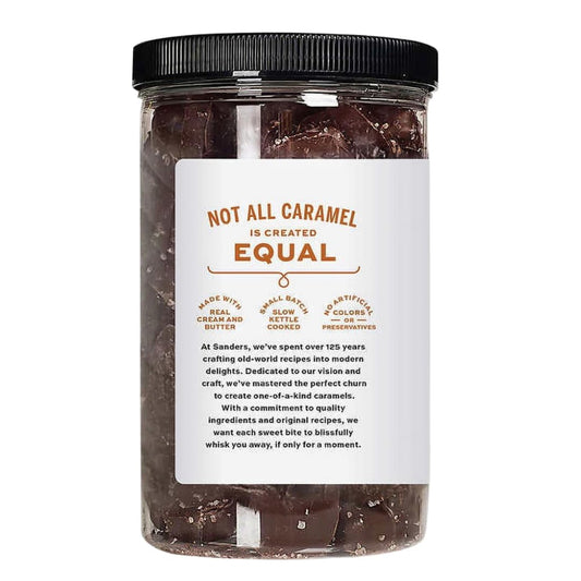 Sanders Original Dark Chocolate Sea Salt Caramels Tub 36 oz.
