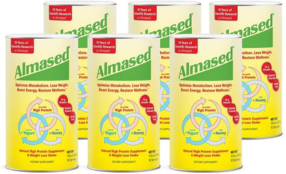 Almased Original and Vanilla 17.6oz