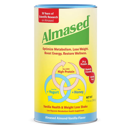 Almased Original and Vanilla 17.6oz