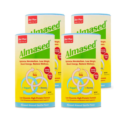 Almased Original and Vanilla 17.6oz
