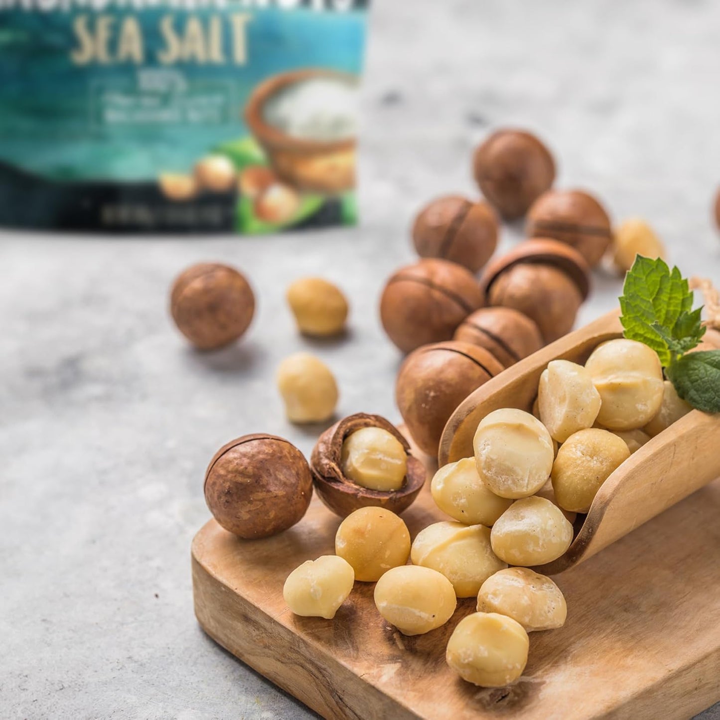 Hawaiian Sea Salt Macadamia Nuts - Resealable Pouch