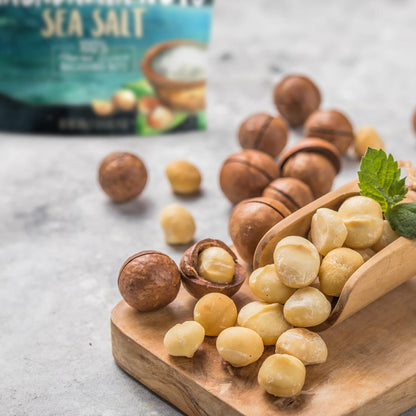 Hawaiian Sea Salt Macadamia Nuts - Resealable Pouch