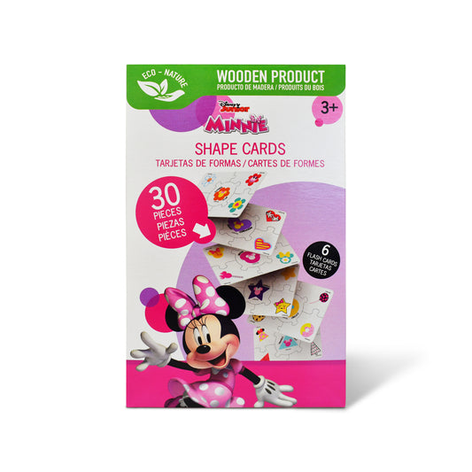 Disney Junior Minnie Wooden Shape Flash Cards (30 Pieces)