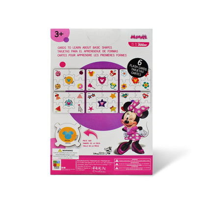 Disney Junior Minnie Wooden Shape Flash Cards (30 Pieces)