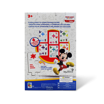 Disney Junior Mickey Educational Puzzle & Flash Color Cards – Creating Colors (24 Pieces)