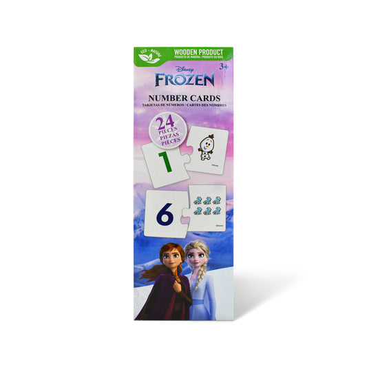 Disney Frozen Educational Puzzle & Flash Number Cards – 24 Pieces
