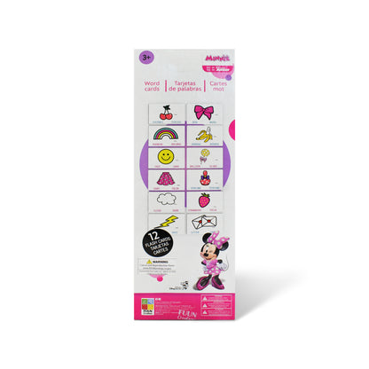 Disney Junior Minnie Educational Puzzle and Flash Word Cards– 24 Pieces