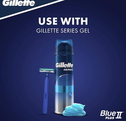 Gillette Blue II Plus Disposable Razors 5 Count