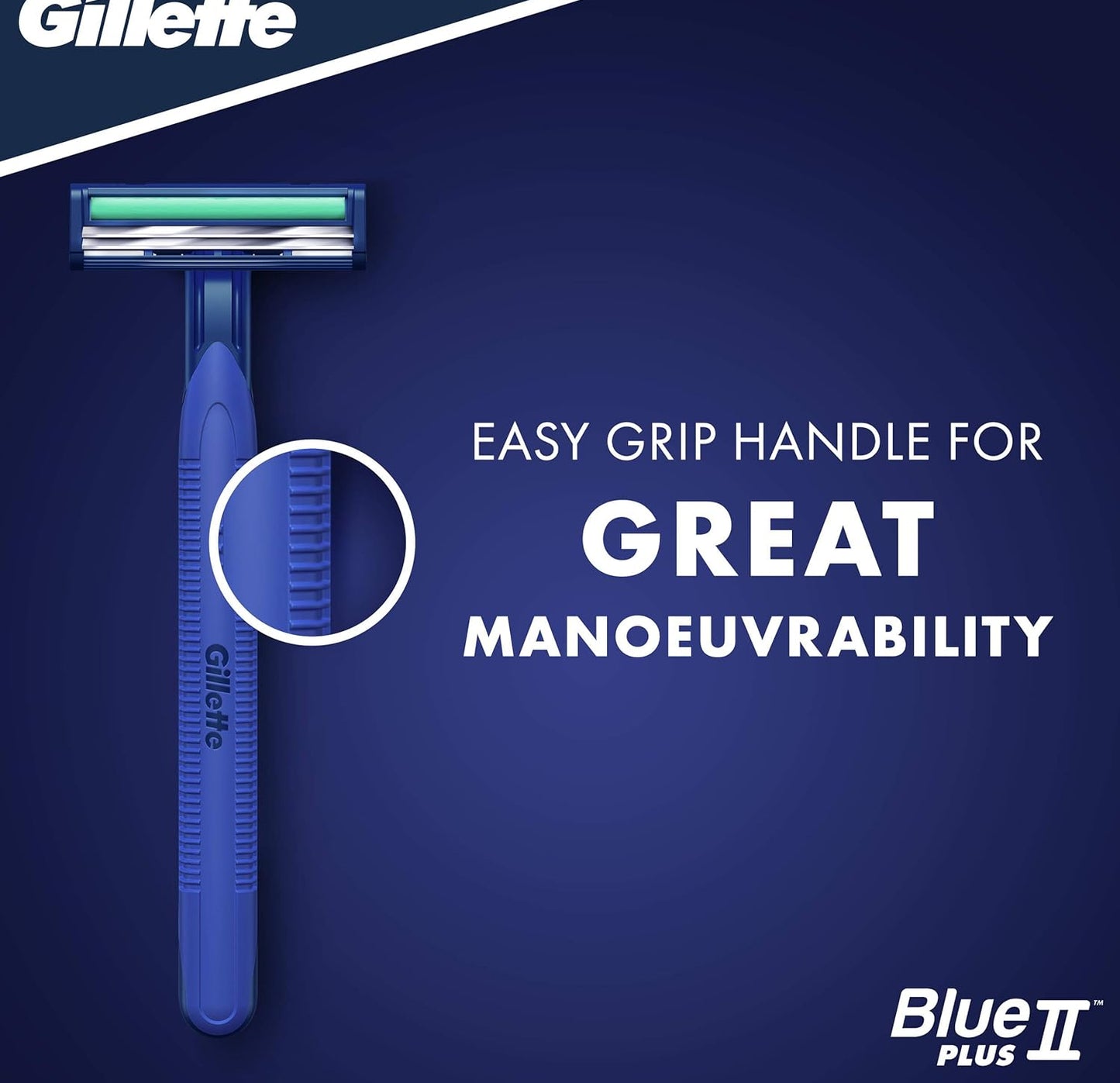 Gillette Blue II Plus Disposable Razors 5 Count