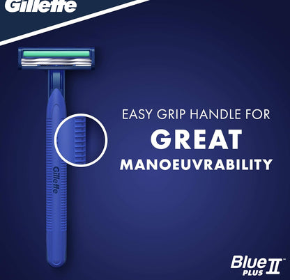Gillette Blue II Plus Disposable Razors 5 Count