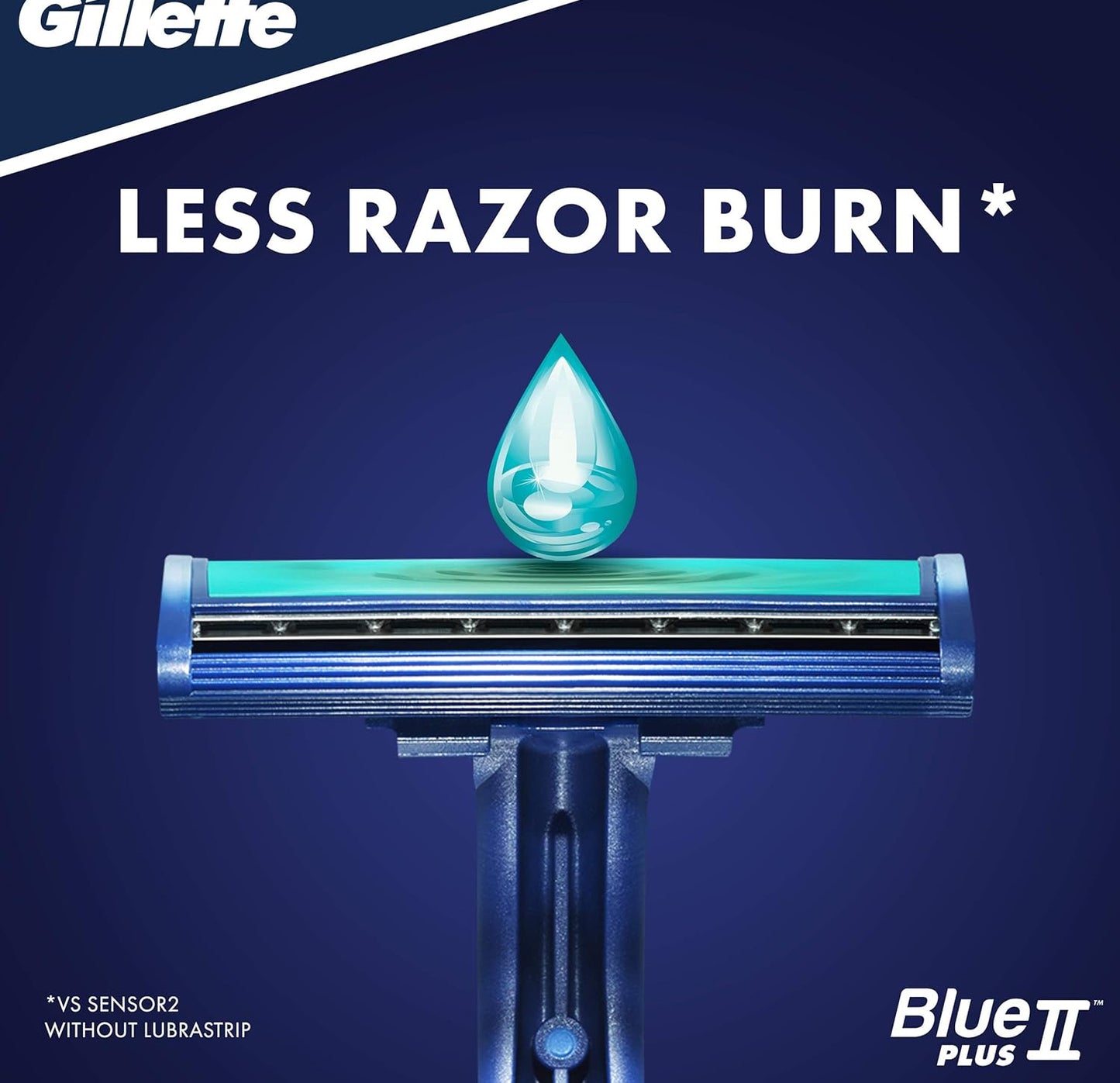 Gillette Blue II Plus Disposable Razors 5 Count
