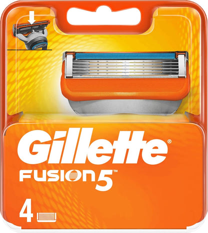 Gillette Fusion5 Blade Replacements For Men, 4 Count