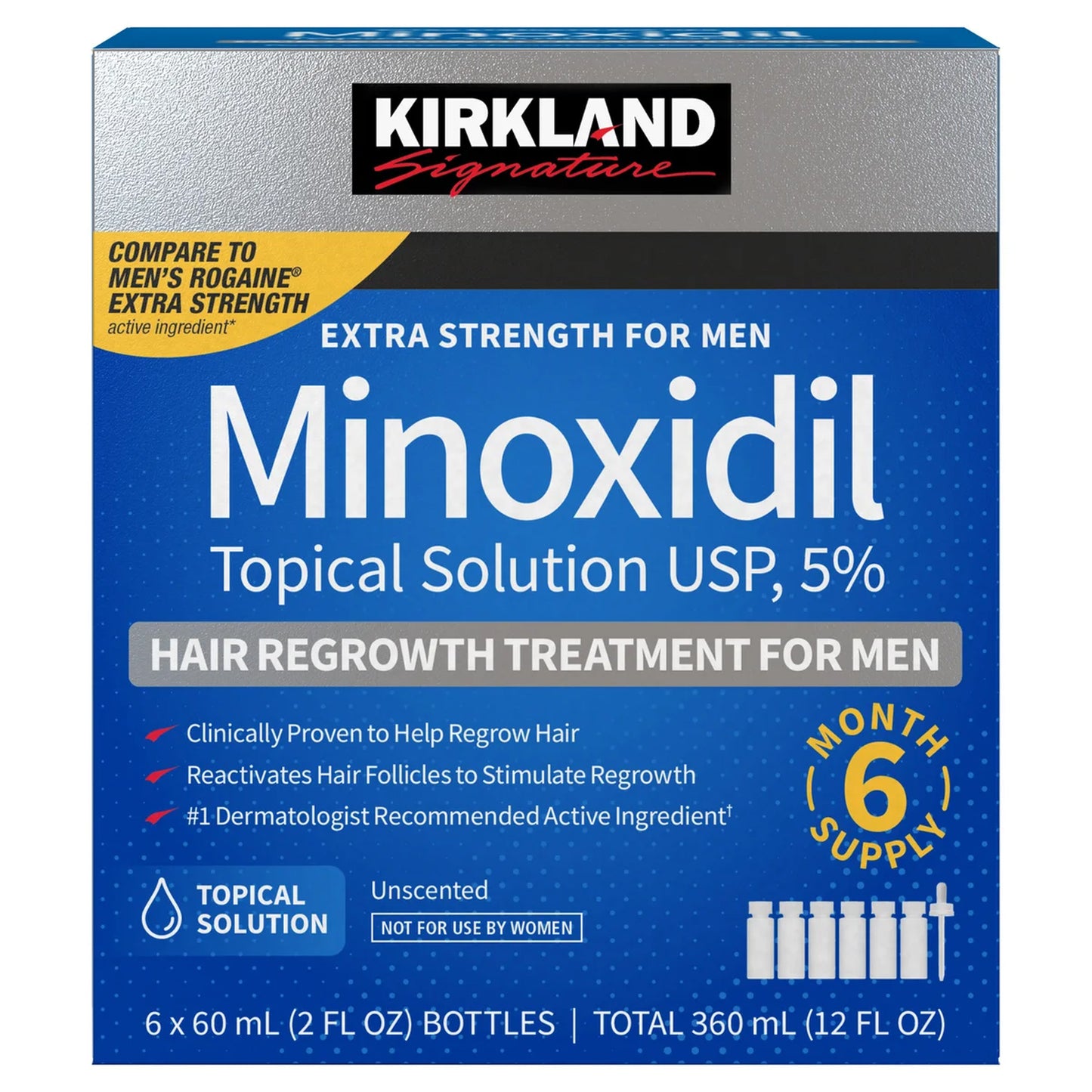 Kirkland 5% Topical Minoxidil Extra Strength Liquid