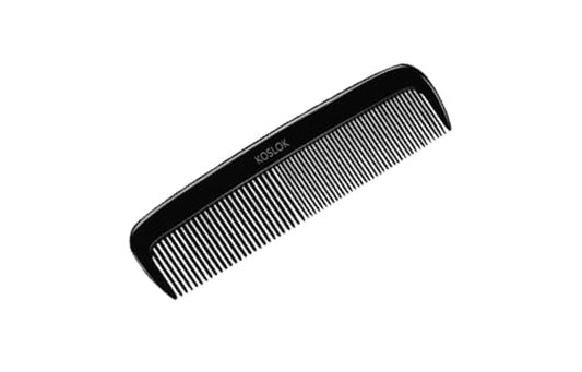 KOSLOK Fine-Tooth Black Hair Comb for Styling & Parting
