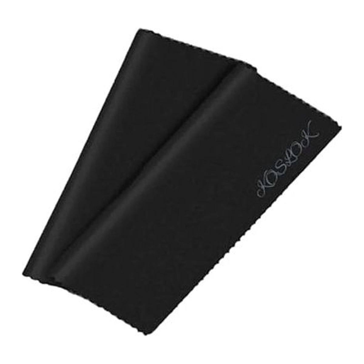 KOSLOK Black Microfiber Cleaning Cloths for Electronics, Screens & Eyeglasses