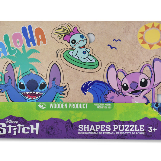 Disney Junior Stitch Wooden Shapes Puzzle