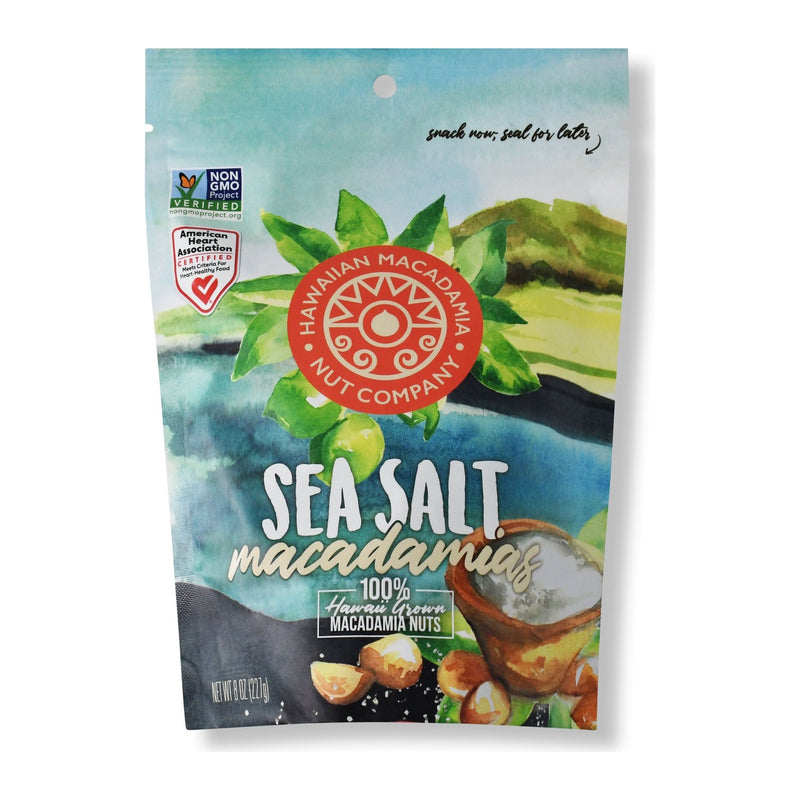 Hawaiian Sea Salt Macadamia Nuts - Resealable Pouch