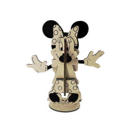 Disney Junior Minnie Mouse 3D Wooden Puzzle – 11-Piece Eco Toy