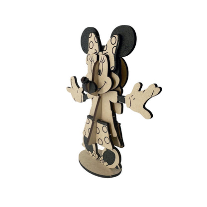 Disney Junior Minnie Mouse 3D Wooden Puzzle – 11-Piece Eco Toy