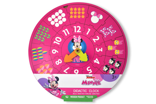 Disney Junior Minnie Mouse Didactic Puzzle Clock