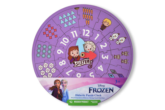 Disney Frozen Didactic Puzzle Clock