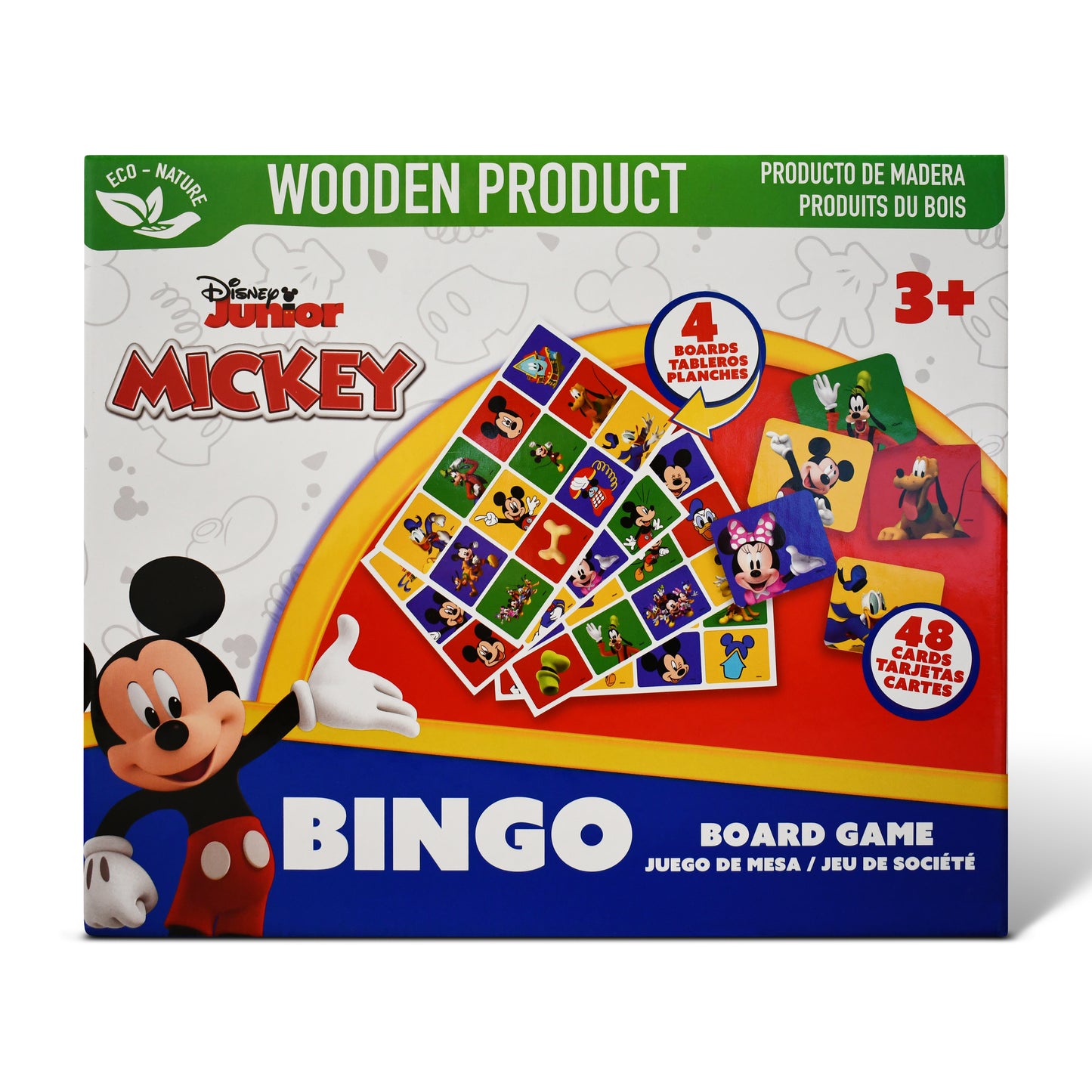 Disney Junior Mickey Wooden Bingo Board Game