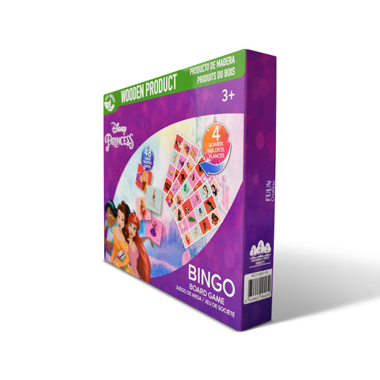 Disney Princess Wooden Bingo Board Game