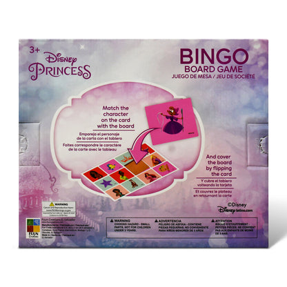 Disney Princess Wooden Bingo Board Game