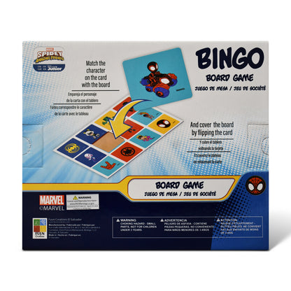 Marvel Spidey & His Amazing Friends Wooden Bingo Board Game