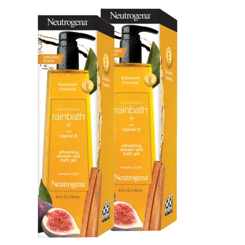 Neutrogena Rainbath Shower & Bath Gel with Vitamin E – Original Scent (40 oz)
