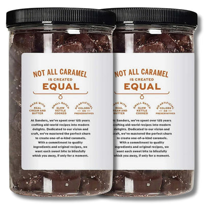 Sanders Original Dark Chocolate Sea Salt Caramels Tub 36 oz.