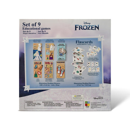Disney Frozen 9-in-1 Wooden Educational Games Set