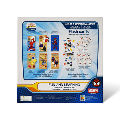 Marvel Spidey and His Amazing Friends 9-in-1 Wooden Educational Games Set