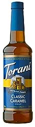 Torani Syrup Plastic - Sugar Free - Classic Caramel 25.4 Oz