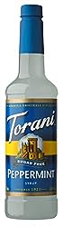 Torani Syrup Glass - Sugar Free - Peppermint 25.4 Oz