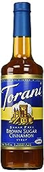 Torani Syrup Glass - Sugar Free - Brown Sugar Cinnamon 25.4 Oz