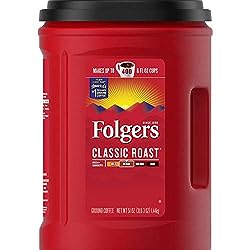 Folgers Classic Roast Coffee, Medium Roast, 51 Oz 3Lbs