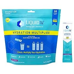 Liquid I.V. Hydration Multiplier, 30 Individual Serving Stick Packs In Resealable Pouch
