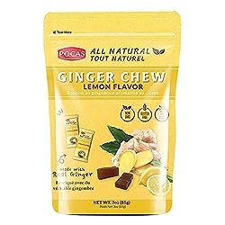 Pocas Ginger Chew Lemon 24/3 oz