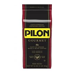 Pilon Whole Bean Coffee Espresso 8/16 oz