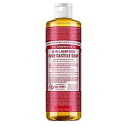 Dr. Bronner's Pure-Castile Liquid Soap Rose 4/3-16 oz