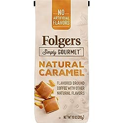 (Removals) Folgers Simply Gourmet Natural Caramel Flavored Ground Coffee, 10 Ounces